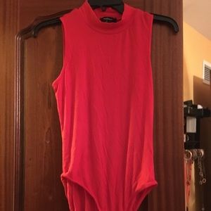 Red bodysuit